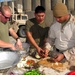 Marines and Sailor Prepare Meals at Patrol Base in Afghanistan