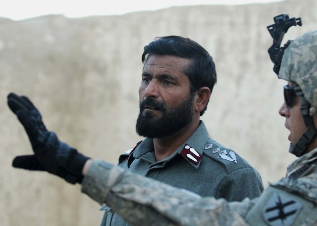 Georgia National Guard Soldier Discusses Security Ahead of Meeting with Afghan Police Chief