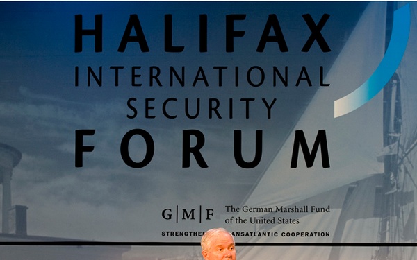 U.S. Defense Secretary Addresses Halifax Security Forum