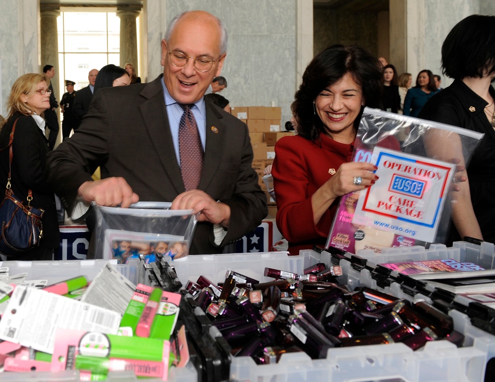 Lawmakers and Magazine Exec Volunteer to Support Female Troops Overseas