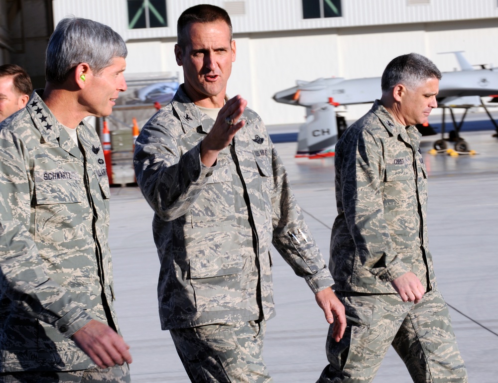 Air Force Chief Visits Creech Air Force Base, Home of Unmanned Aircraft Systems