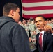 Obama Greets Troops, Civilians at Elmendorf Air Force Base