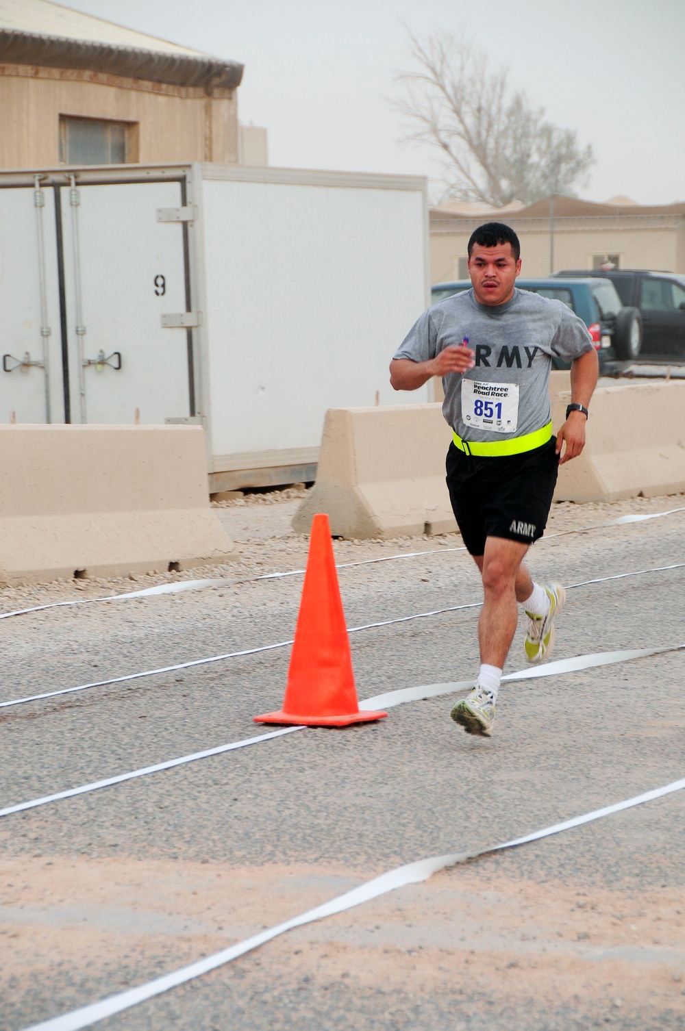 Army Captain Races in 4th of July 10K in Iraq