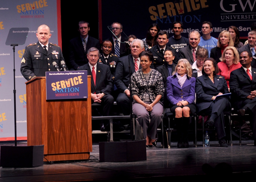 Sgt. Tim Mahoney Shares Service Story at Veterans Day Event