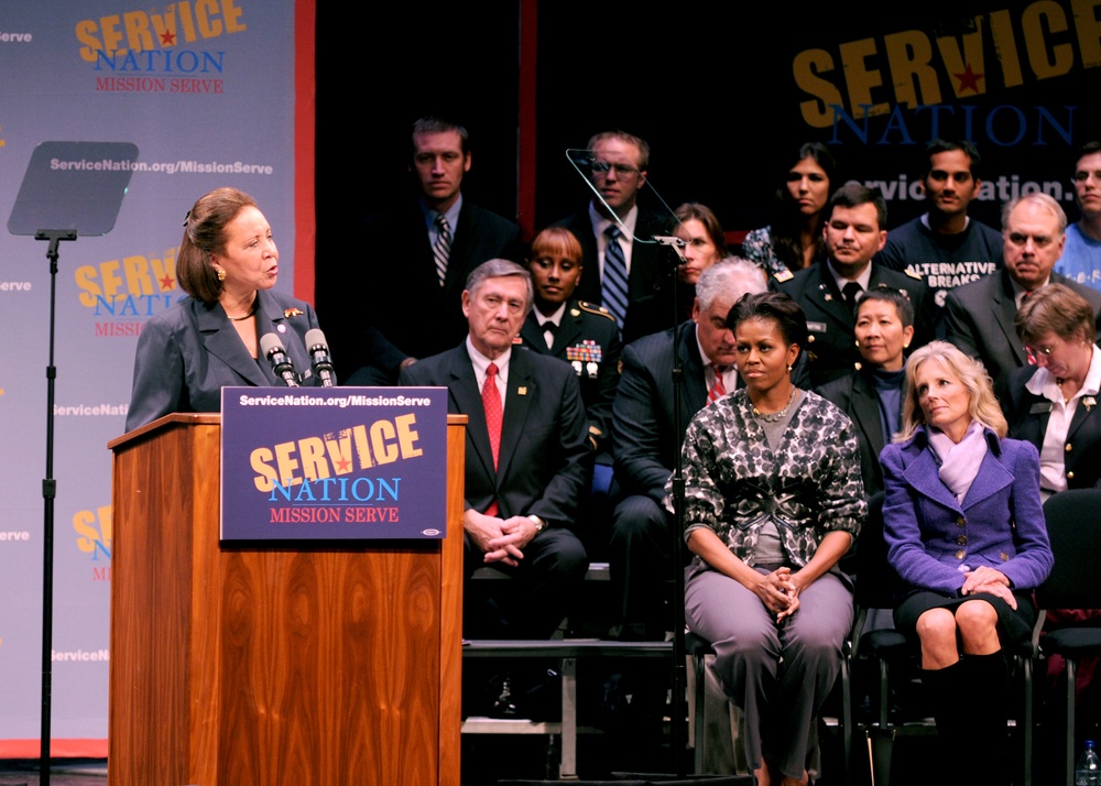 Alma J. Powell Honored for Military and Civilian Service