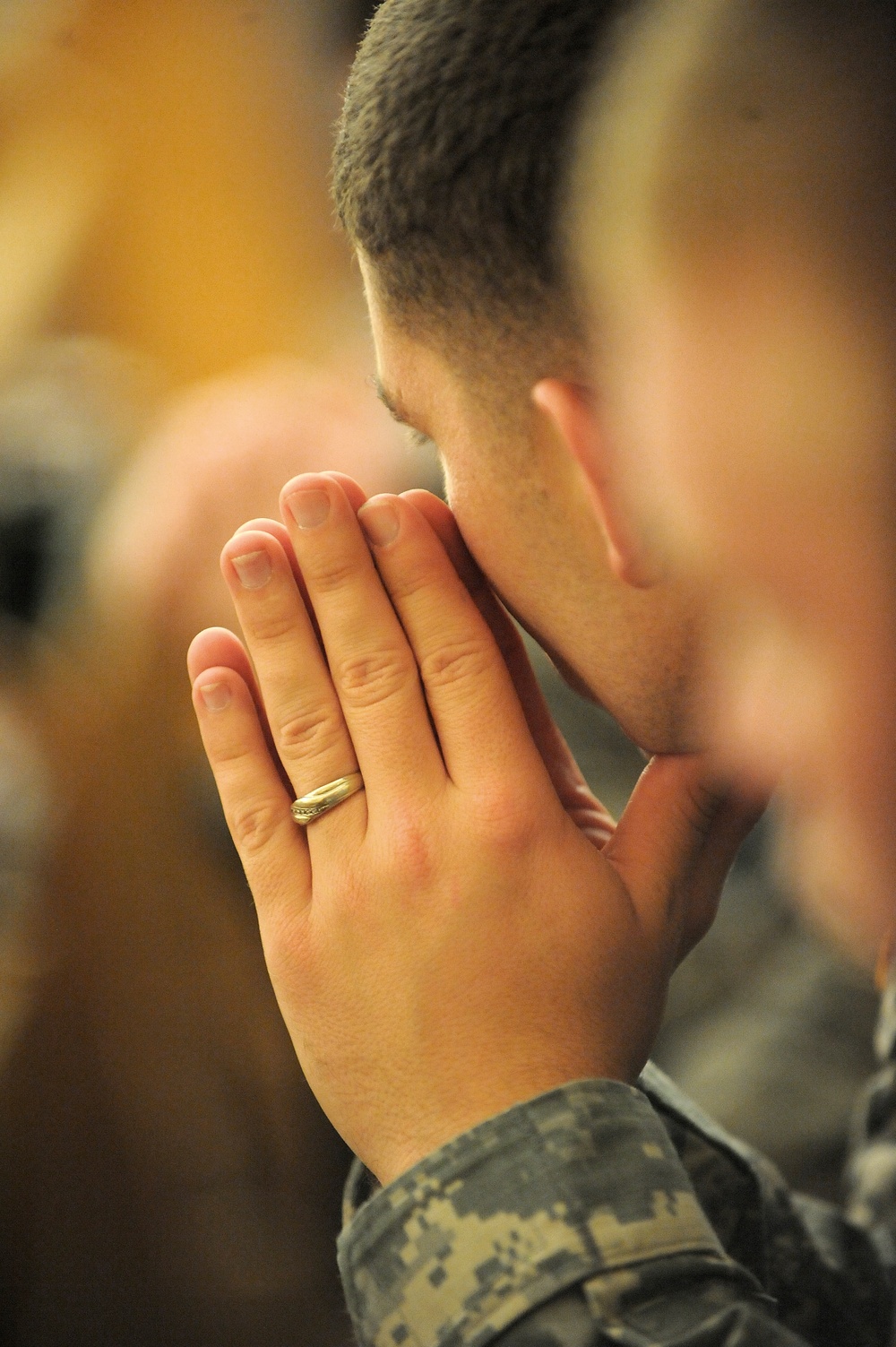 Soldiers Mourn Fallen Comrades at Memorial Service