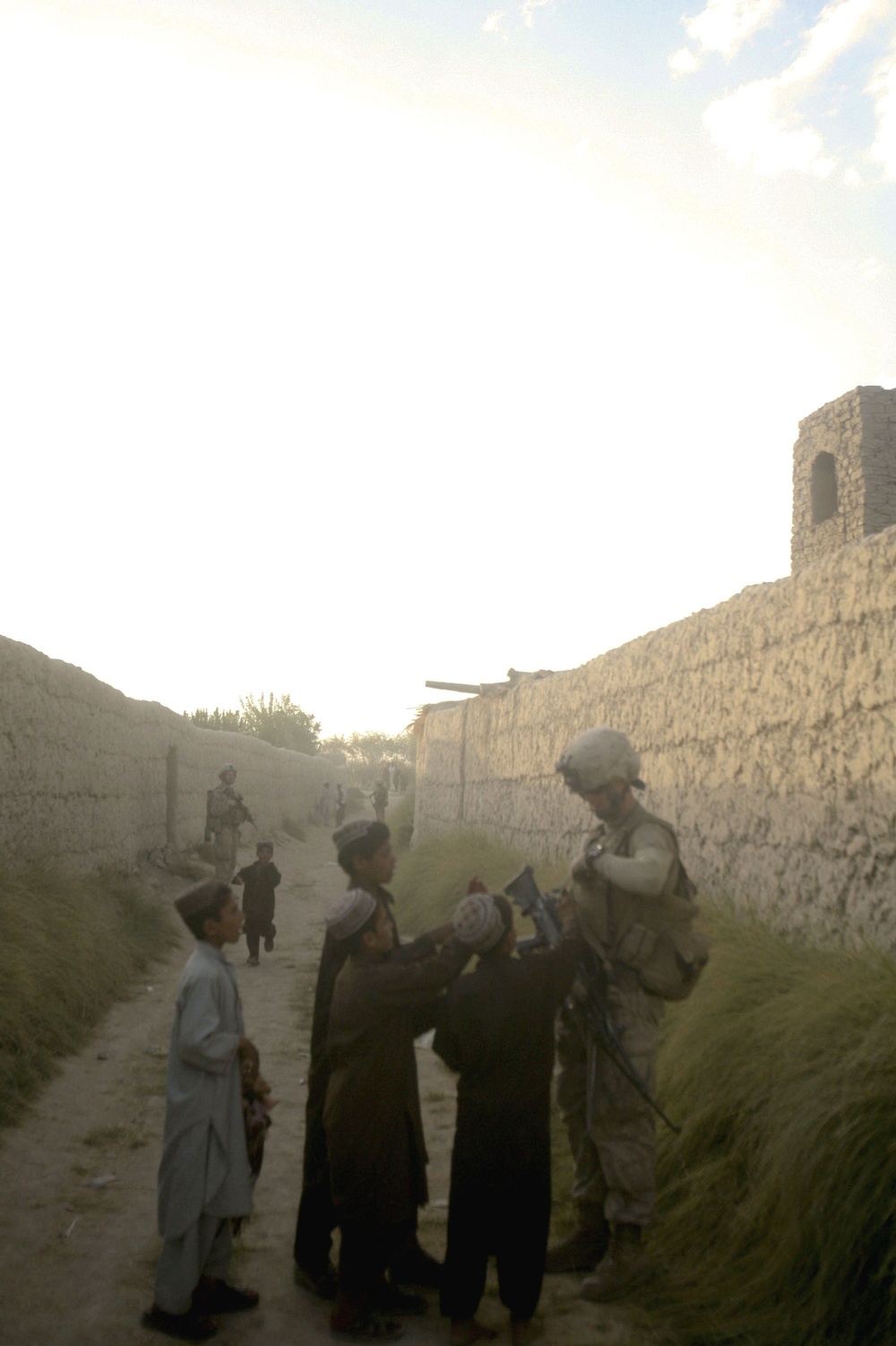 U.S. Marines Patrol Nawa District in Afghanistan's Helmand Province