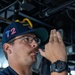 USS Mahan (DDG 72) Sailor on the Bridge