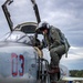 In Flight and Fuel: Marine Pilots fly an F-5 in Joint Base Cape Cod