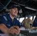 USS Mahan (DDG 72) Sailor Stands Bridge Watch