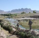 Army Paratroopers March by Tarnak River in Joint Operation with Afghan Forces