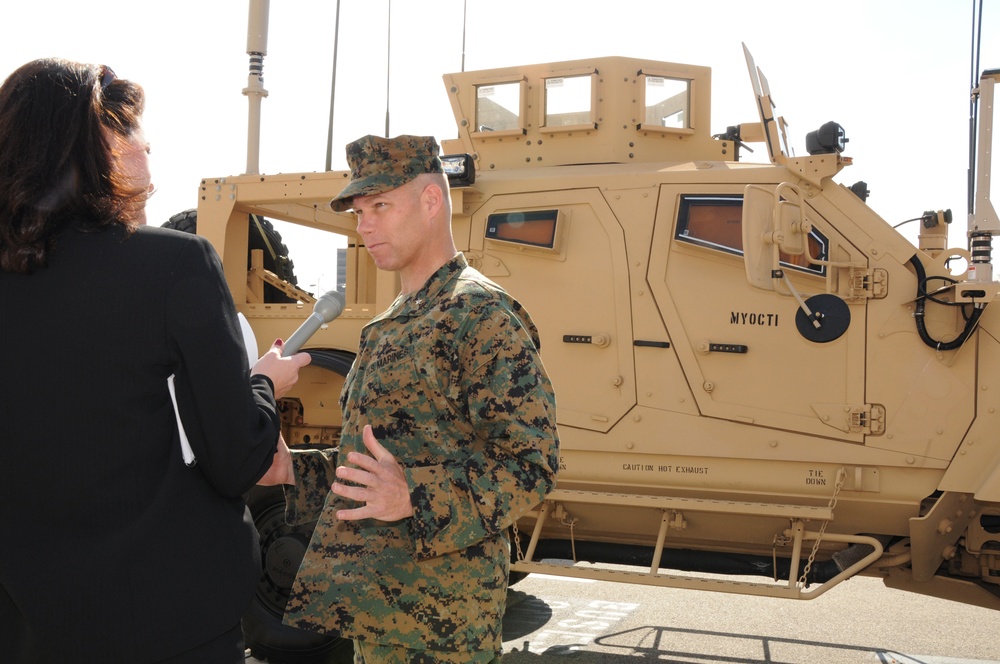 Marine Corps Unveils New All-Terrain Armored Vehicle