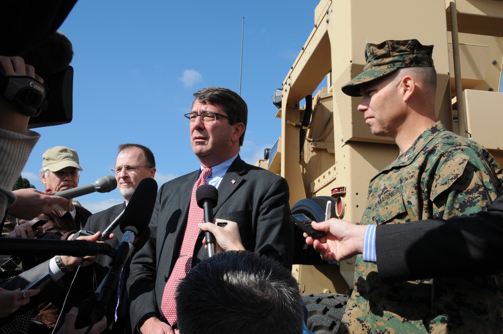 Defense Officials Unveil New Armored All-Terrain Vehicle at Pentagon Event