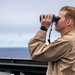 USS Mahan (DDG 72) Sailor Stands Bridge Watch