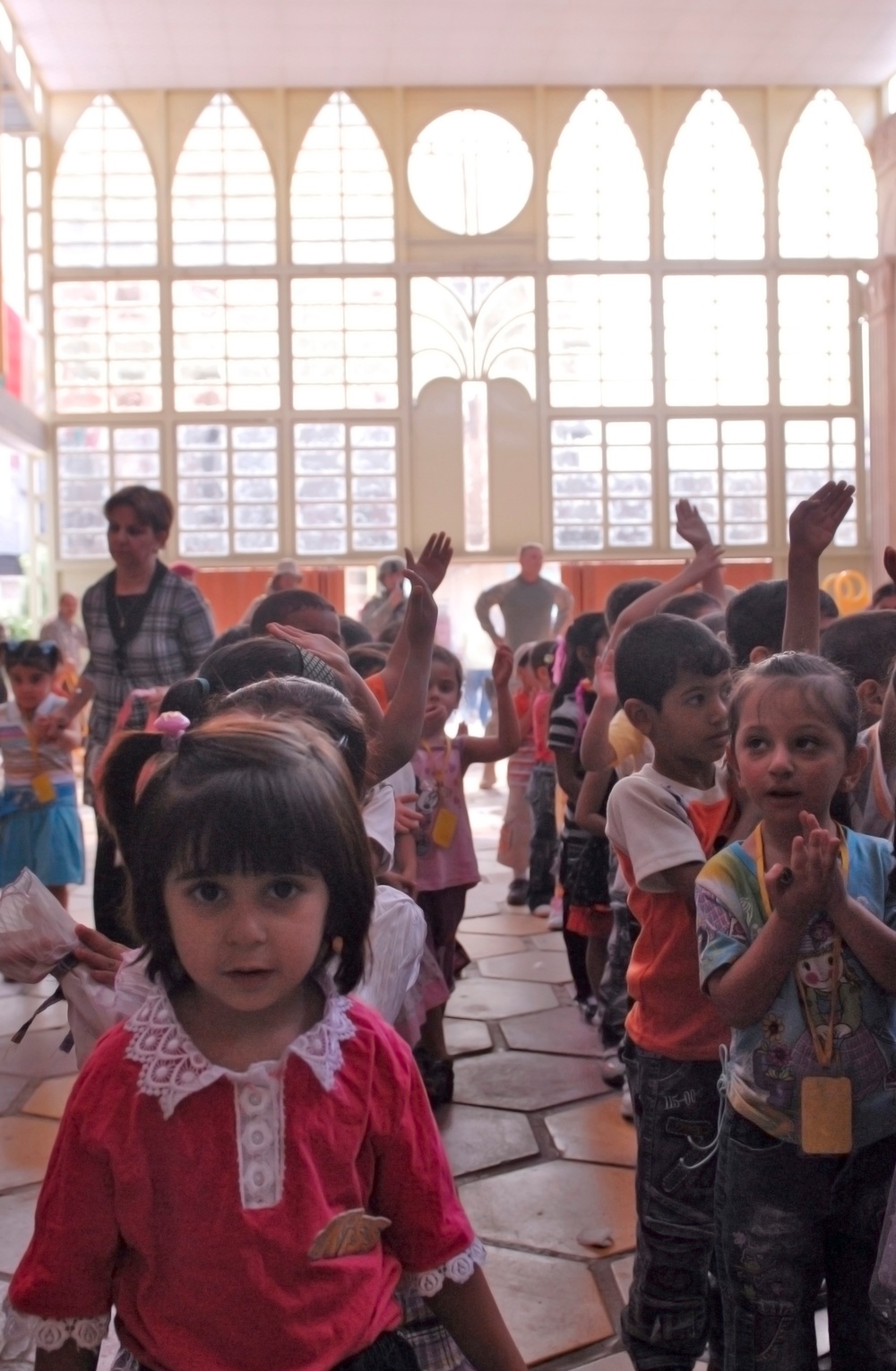 Iraqi Students Welcome Soldiers to Diverse School in Basra