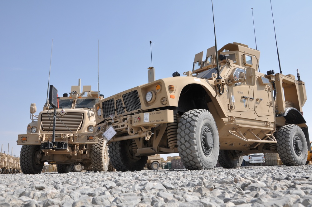 New Mine-Resistant Vehicles Arrive in Afghanistan