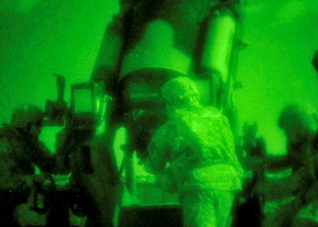 Artillerymen Conduct Night Fire Drills at Forward Operating Base in Afghanistan
