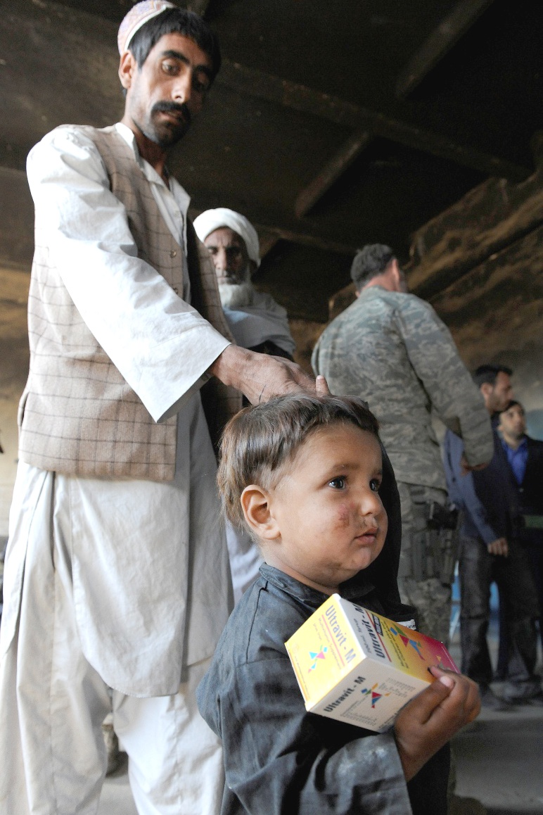 Afghan Family Receives Medical Care at Cooperative Engagement