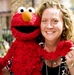 Author Alison Buckholtz Visits Elmo on 'Sesame Street' Set