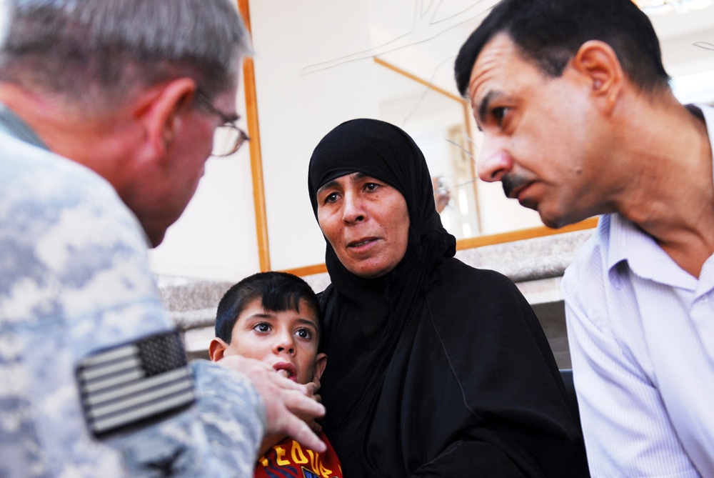 Army Doctor Helps Iraqi Family Overcome Challenges in Providing Care for Son with Cerebral Palsy