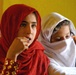 Afghan Students Attend Lesson in Temporary School Tent