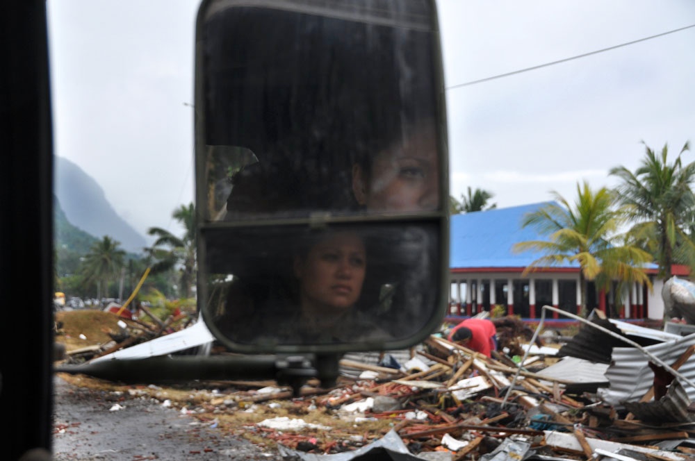 Hawaii Air National Guard Assesses Tsunami Damage in American Samoa
