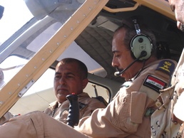 Iraqi Air Force Pilots Prepare for Training Flights at Basra
