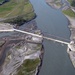 Aerial View of Saw Bridge Construction in Afghanistan's Konar Province