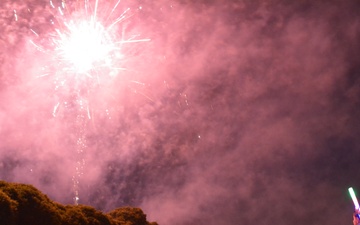 Families and fireworks