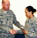 Army Chaplain Presents Bible to Chaplain's Assistant in Iraq