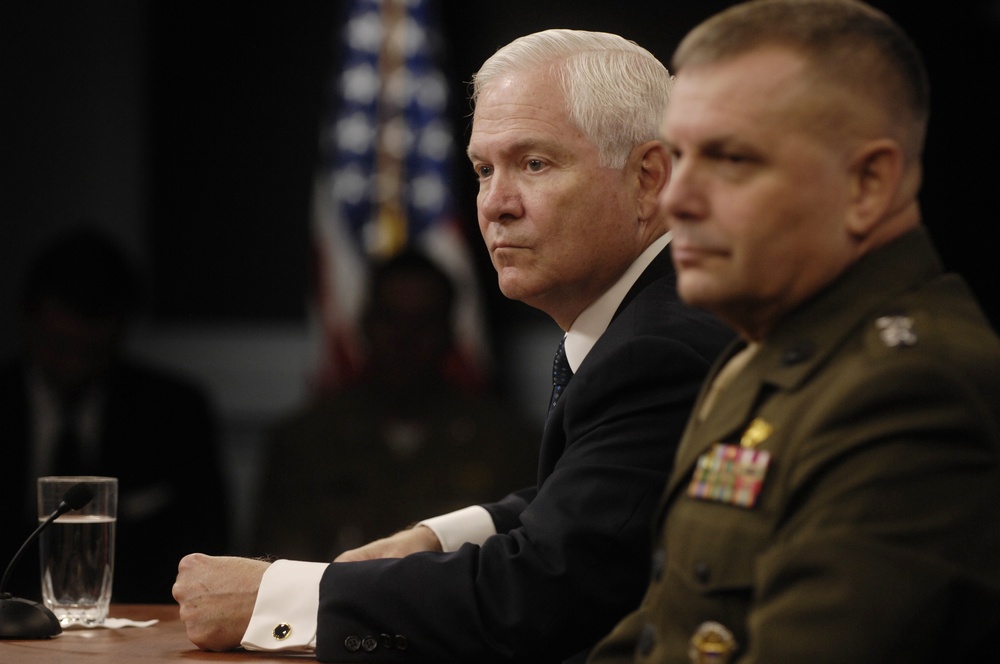 Defense Secretary, Joint Chiefs Vice Chair Field Questions at Pentagon Briefing