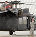 Soldiers Maintain UH-60 Black Hawk at Iraqi Base