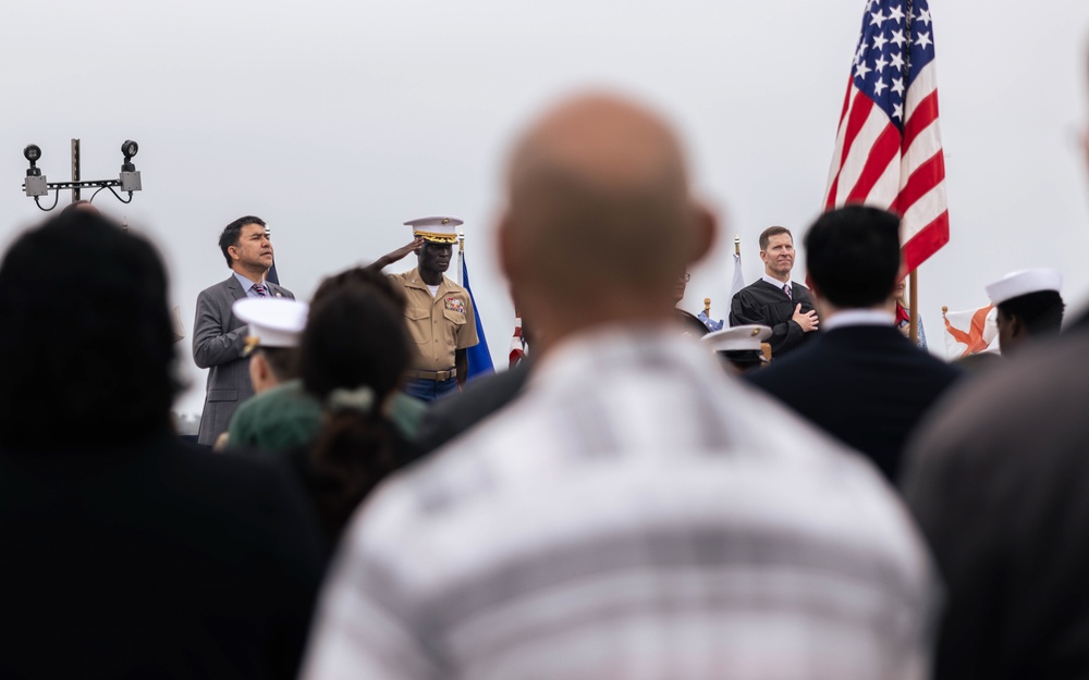USS Midway Museum Citizenship Ceremony
