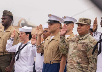USS Midway Museum Citizenship Ceremony