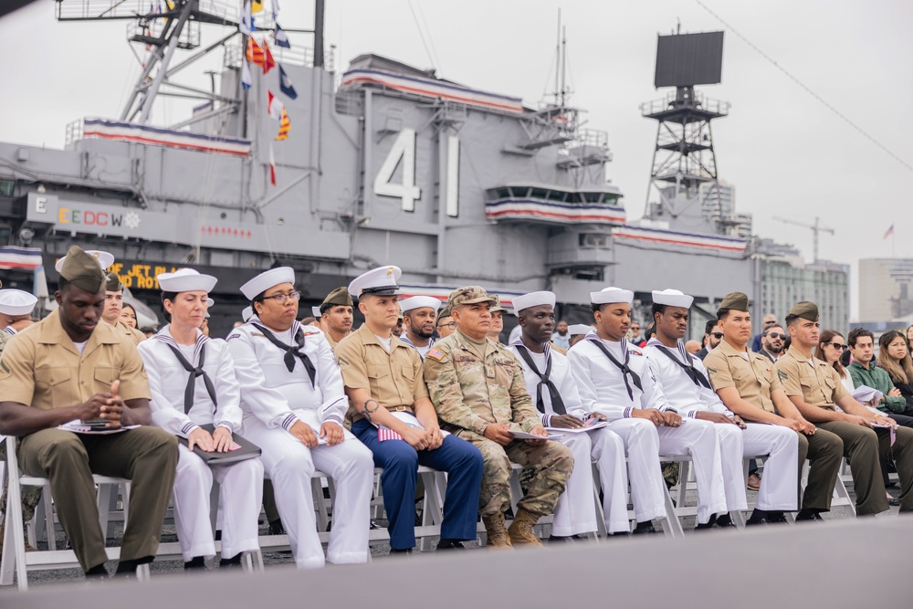USS Midway Museum Citizenship Ceremony