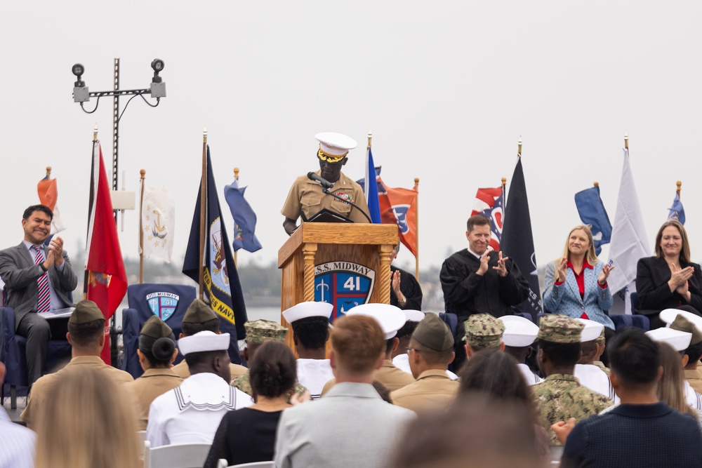 USS Midway Museum Citizenship Ceremony