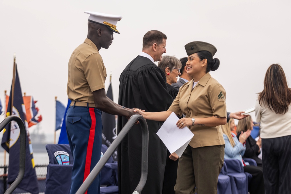 USS Midway Museum Citizenship Ceremony