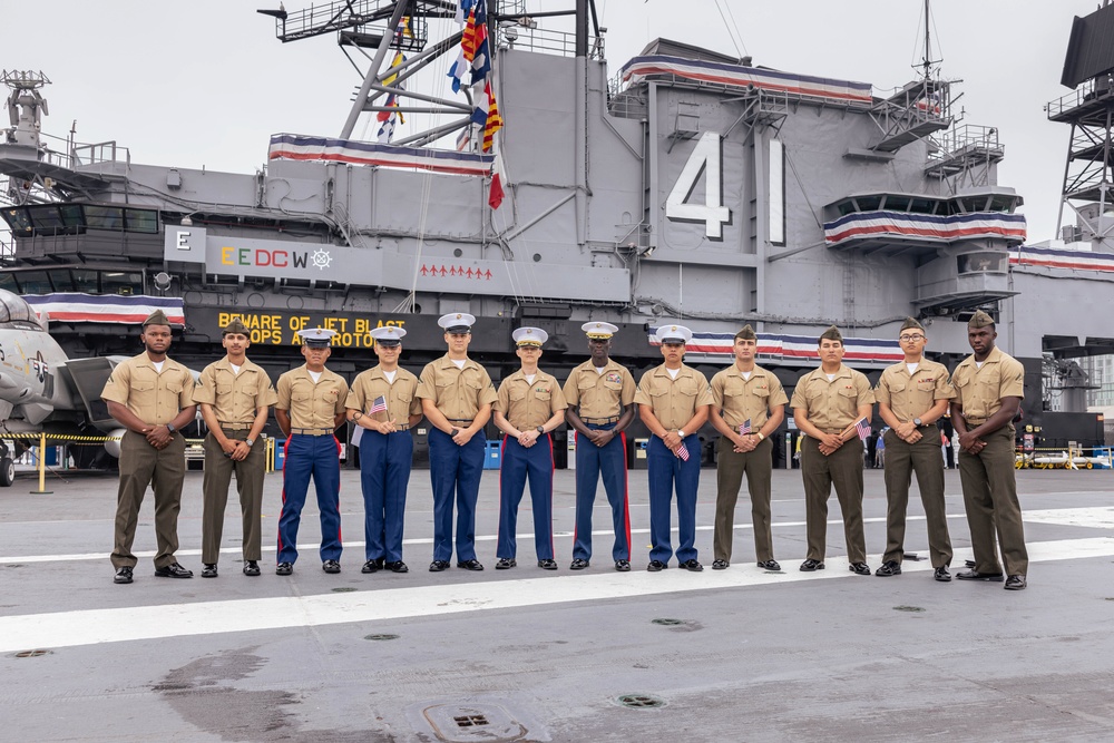 USS Midway Museum Citizenship Ceremony