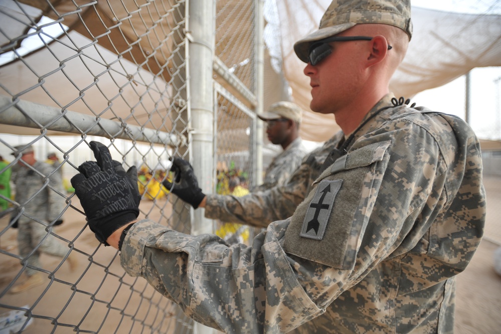 Army Sergeant Oversees Detainee Transfer