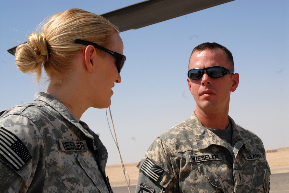 Army Siblings Reunited in Iraq After Two Years Apart