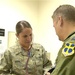 Air Force Medic Checks Patient's Blood Pressure at Edwards AFB