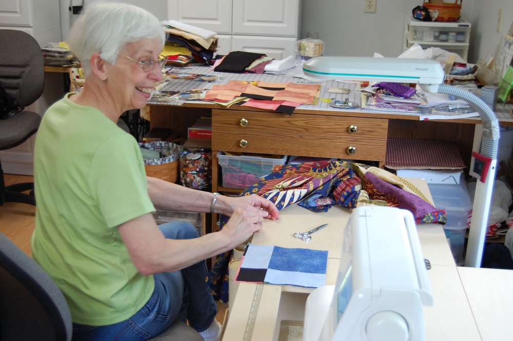 Veteran Quilter Sews Custom Quilts for Quilts of Valor Foundation