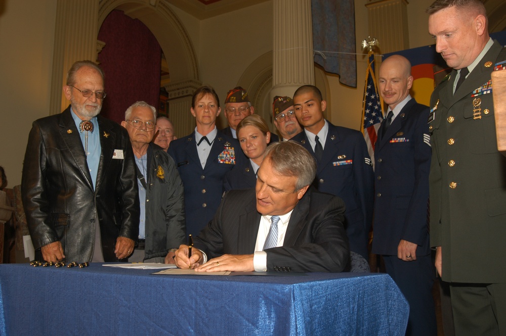 Colorado Governor Proclaims 2009 as Year of the NCO