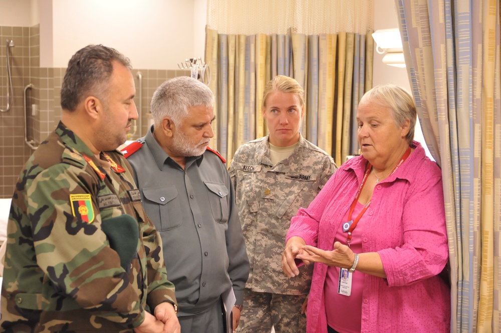 Afghan Military Surgeons Tour Nebraska Medical Center