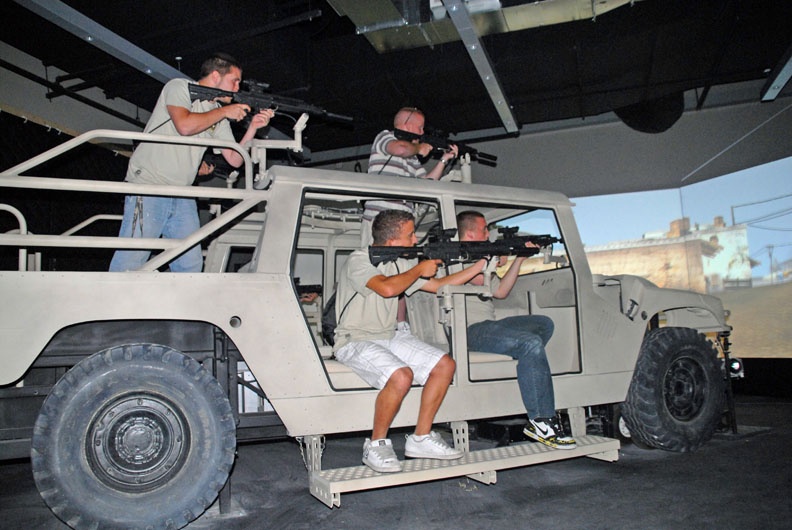 Army Experience Center Offers Immersive Humvee Simulation
