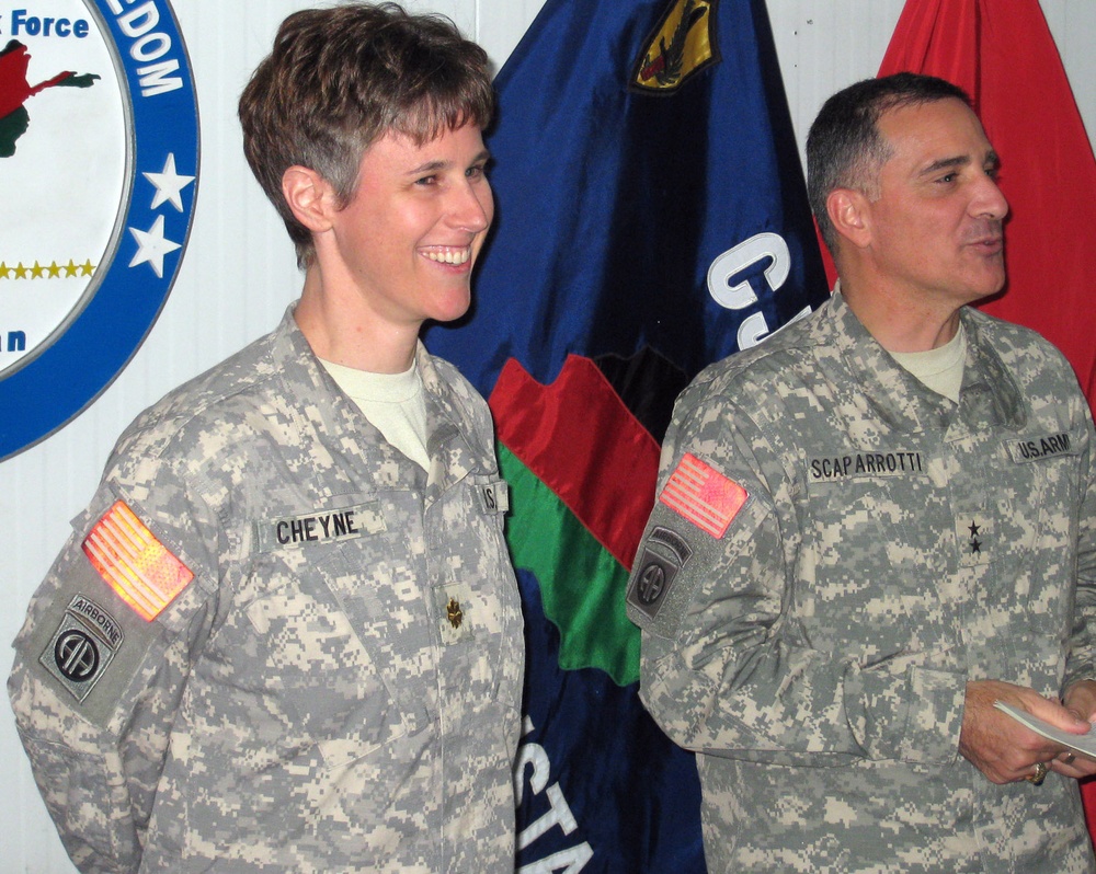 Army General Promotes Pennsylvania Officer in Afghanistan