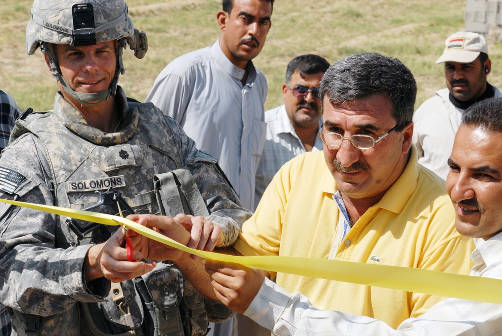 U.S. Army Officer Helps Renovate Water Treatment Facility in Iraq