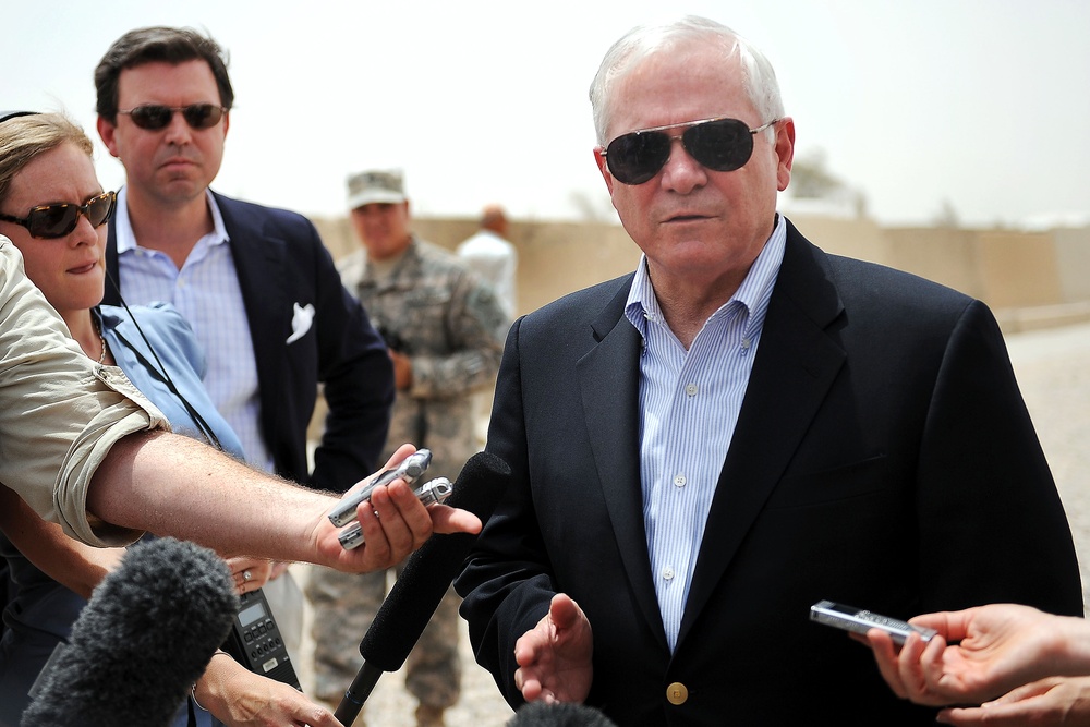 Defense Secretary Gates Visits Troops in Iraq