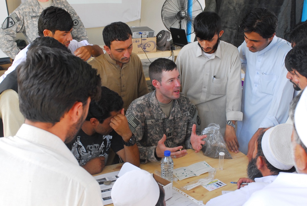 Army Captain Teaches Afghan Students Agricultural Techniques