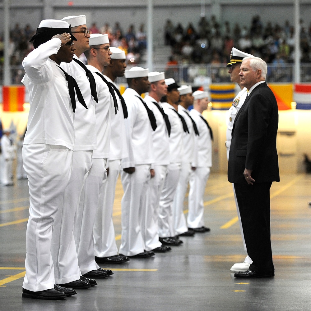 New Navy Recruits Celebrated at Great Lakes Graduation